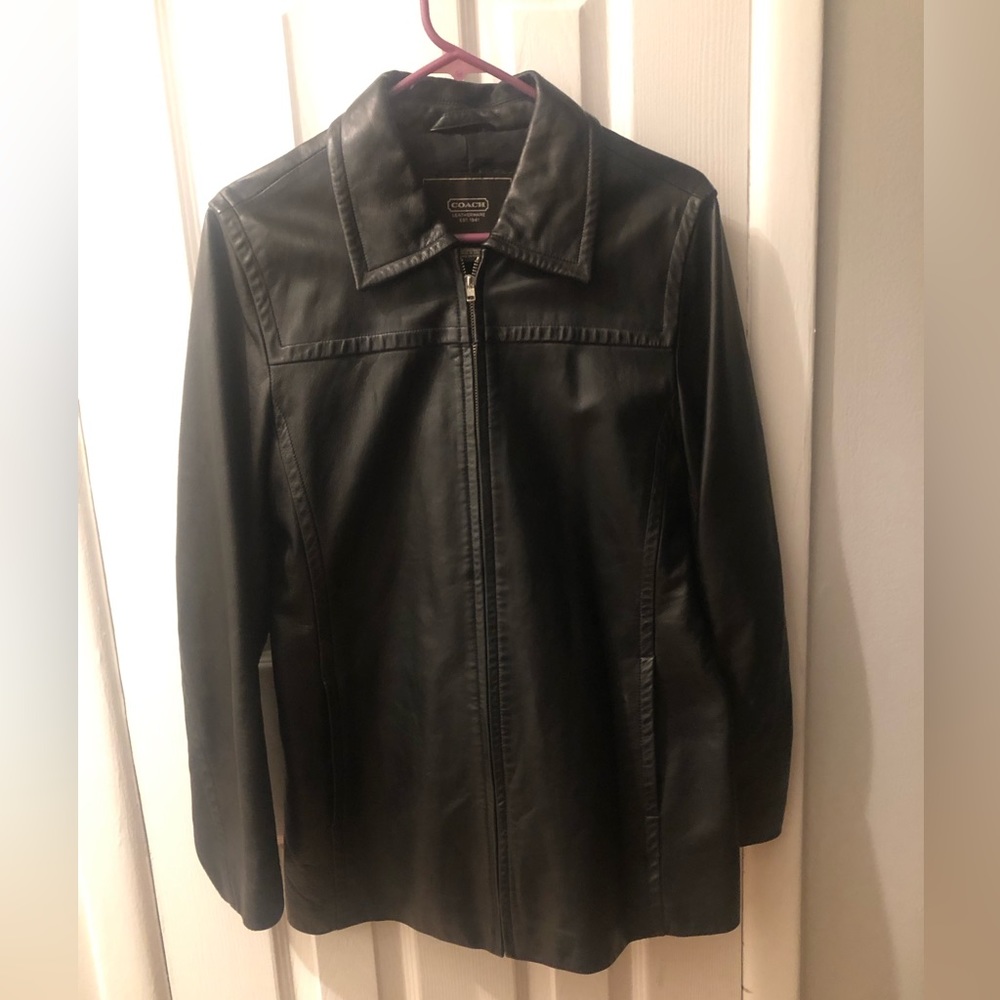 Coach leather jacket